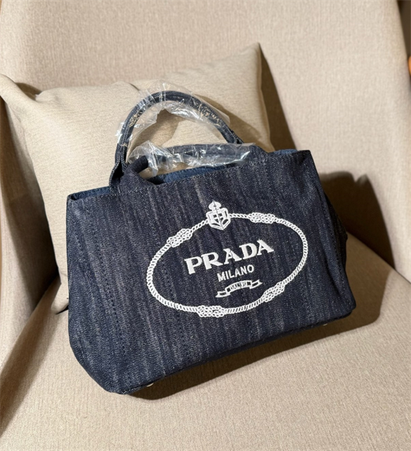 男女兼用PRADAプラダトートバッグデニムコピー☆ 2026トレンド新作大容量使いやすい