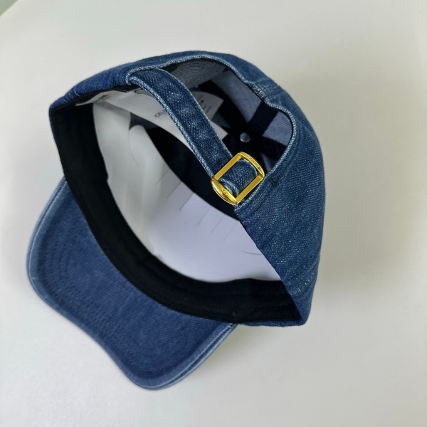 2026新作 CELINE 激安 セリーヌ デニム ベースボールキャップ トリオンフ ロゴキャップ ユニセックス サイズ調節可能
