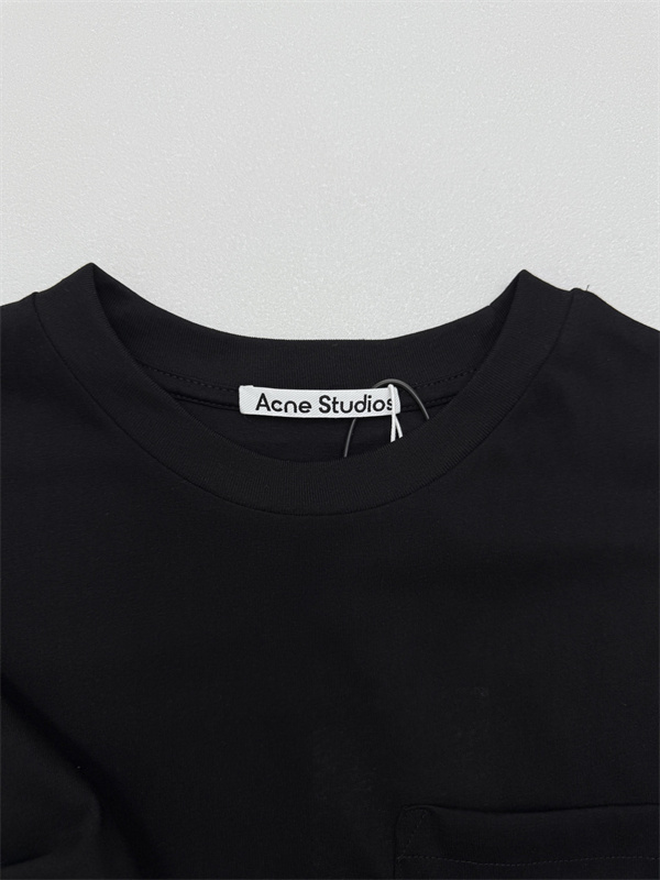 ロゴ刺繍 メンズ レディース対応 ベーシックスタイル Acne Studios アクネストゥディオズ コピー 半袖Tシャツ 注目ファッション