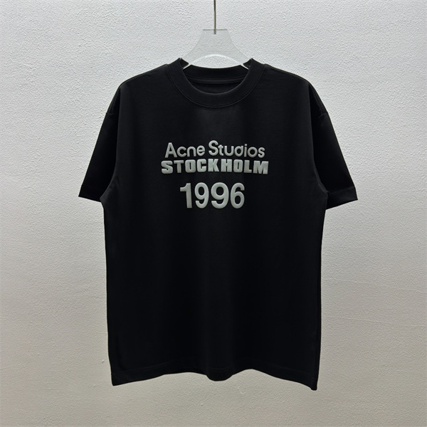 フロントロゴ プリントデザイン ベーシックシルエット Acne Studios アクネストゥディオズ コピー 半袖Tシャツ カジュアルモード