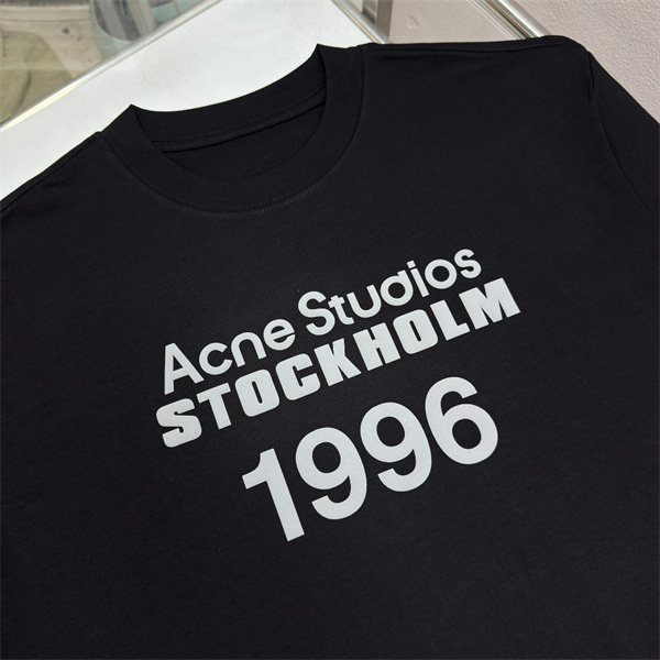 フロントロゴ プリントデザイン ベーシックシルエット Acne Studios アクネストゥディオズ コピー 半袖Tシャツ カジュアルモード