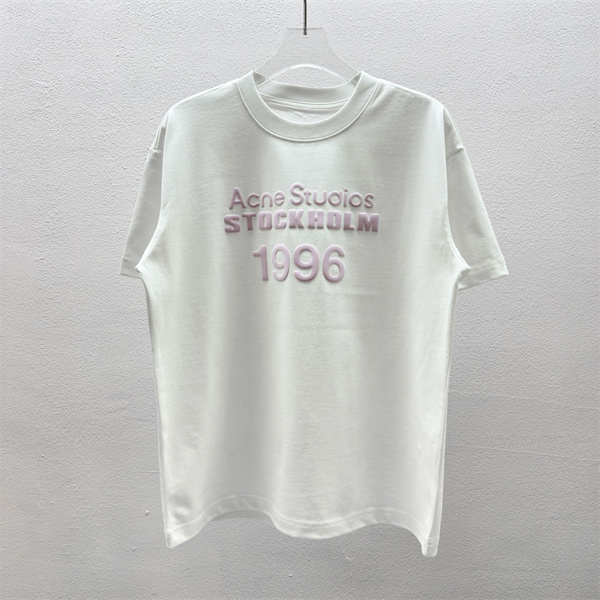 フロントロゴ プリントデザイン ベーシックシルエット Acne Studios アクネストゥディオズ コピー 半袖Tシャツ カジュアルモード