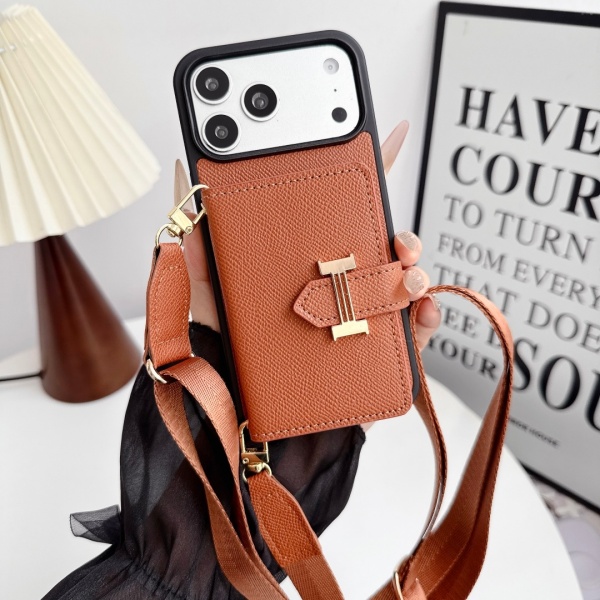 2026新作 HERMÈS 激安 エルメス スマホケース Hバックル カード収納 ショルダーストラップ付き 手帳型 携帯カバー