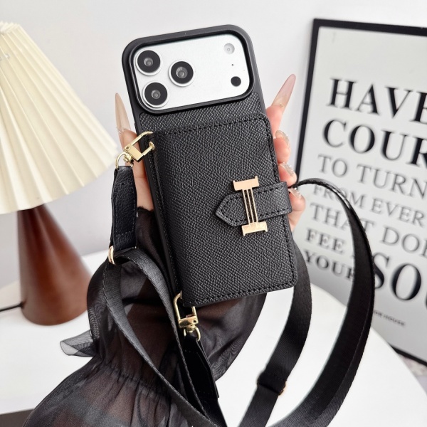 2026新作 HERMÈS 激安 エルメス スマホケース Hバックル カード収納 ショルダーストラップ付き 手帳型 携帯カバー