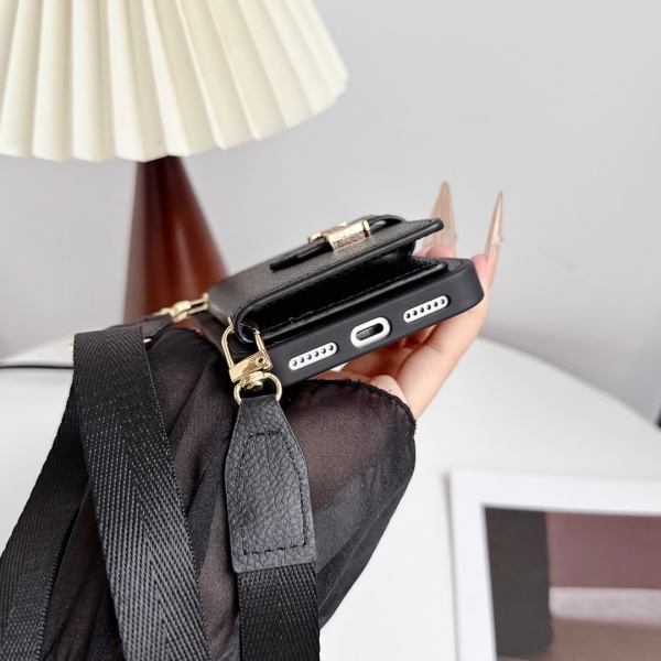 2026新作 HERMÈS 激安 エルメス スマホケース Hバックル カード収納 ショルダーストラップ付き 手帳型 携帯カバー