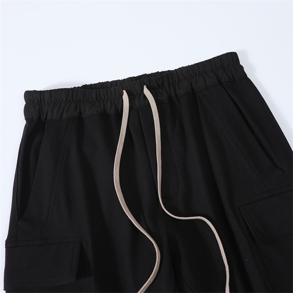 RICK OWENS   2026SS春夏リックオウエンスカーゴパンツコピー黒色人気リラックス感