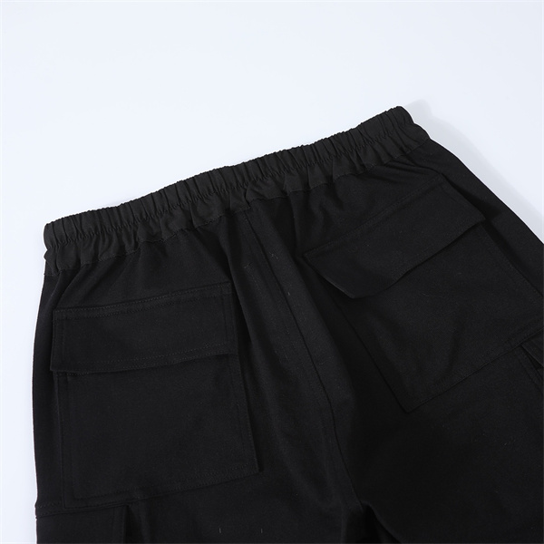 RICK OWENS   2026SS春夏リックオウエンスカーゴパンツコピー黒色人気リラックス感