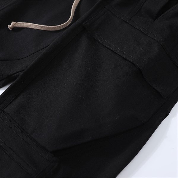 RICK OWENS   2026SS春夏リックオウエンスカーゴパンツコピー黒色人気リラックス感