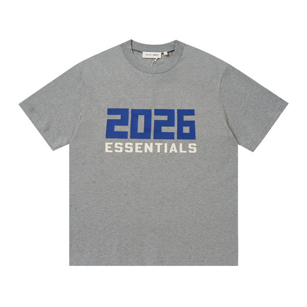 ビッグプリント レタリングデザイン 旬スタイル ESSENTIALS エッセンシャルズ コピー 半袖Tシャツ カジュアル定番
