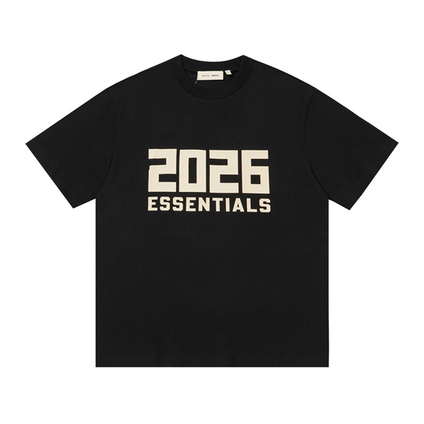 ビッグプリント レタリングデザイン 旬スタイル ESSENTIALS エッセンシャルズ コピー 半袖Tシャツ カジュアル定番