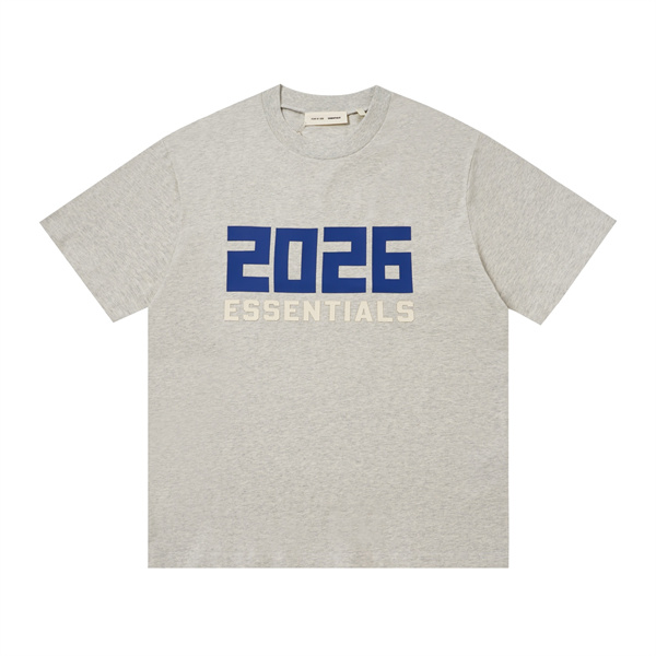 ビッグプリント レタリングデザイン 旬スタイル ESSENTIALS エッセンシャルズ コピー 半袖Tシャツ カジュアル定番