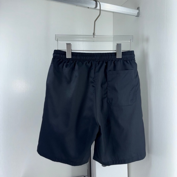 ホワイトクロス入りブラックスイムショーツ Chrome Hearts 激安 通気メッシュ仕様 クロムハーツ休闲ハーフパンツ