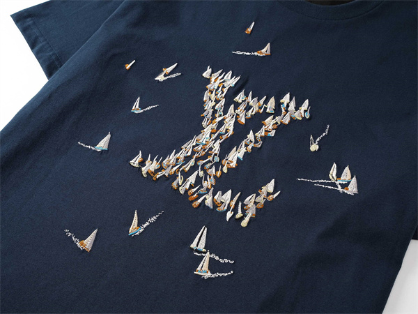 グラフィックデザイン フロントモチーフ 旬コーデ LOUIS VUITTON ルイヴィトン コピー 半袖Tシャツ ファッションアイテム