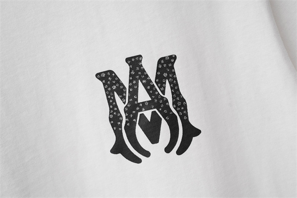 フロントグラフィック ブランドロゴ コットンウェア AMIRI アミリ コピー 半袖Tシャツ グランジスタイル