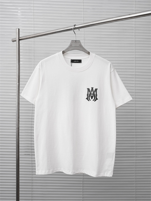 フロントグラフィック ブランドロゴ コットンウェア AMIRI アミリ コピー 半袖Tシャツ グランジスタイル