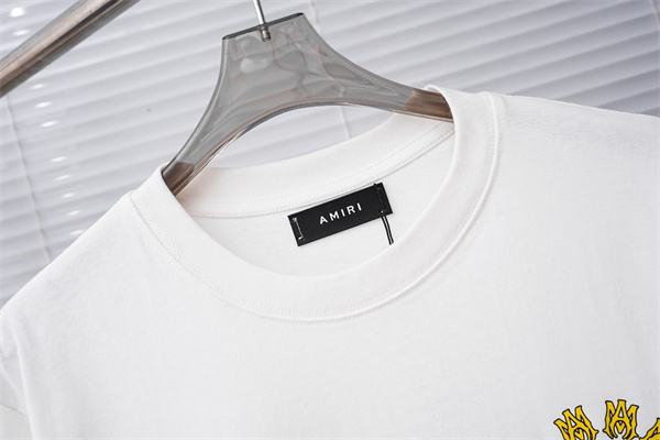 サークルロゴ グラフィックアート フロントプリント AMIRI アミリ コピー 半袖Tシャツ 高感度デザイン
