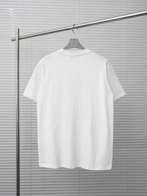 ミニロゴ 刺繍デザイン クルーネック ベーシックフォルム AMIRI アミリ コピー 半袖Tシャツ 上質カジュアル