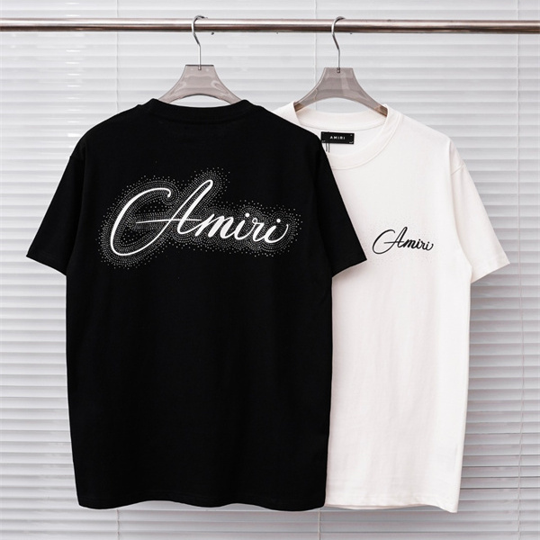 ロゴグラフィック スクリプトデザイン ミニマルスタイル コーデ映え AMIRI アミリ コピー 半袖Tシャツ