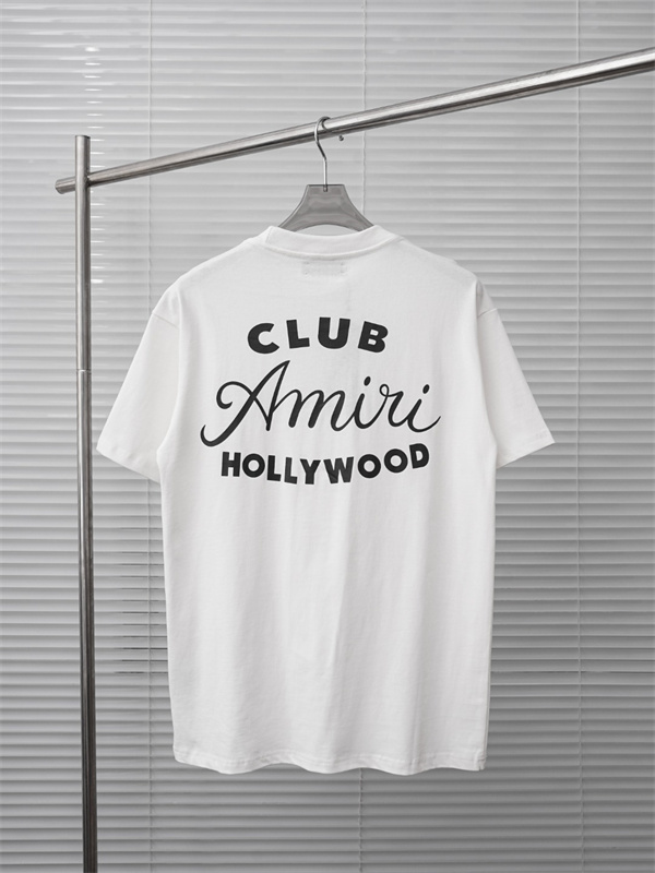 スクリプトロゴ フロントレタリング LAムード リピート人気 AMIRI アミリ コピー 半袖Tシャツ 高品質デザイン