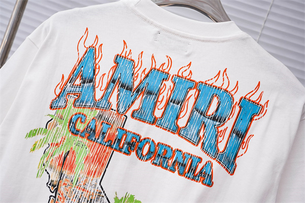レタリングデザイン カジュアルテイスト 高評価アイテム AMIRI アミリ コピー 半袖Tシャツ 話題アイテム