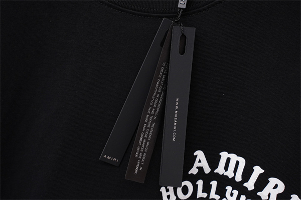 カレッジ風プリント 定番人気 ストリートカジュアル AMIRI アミリ コピー 半袖Tシャツ 旬顔デザイン
