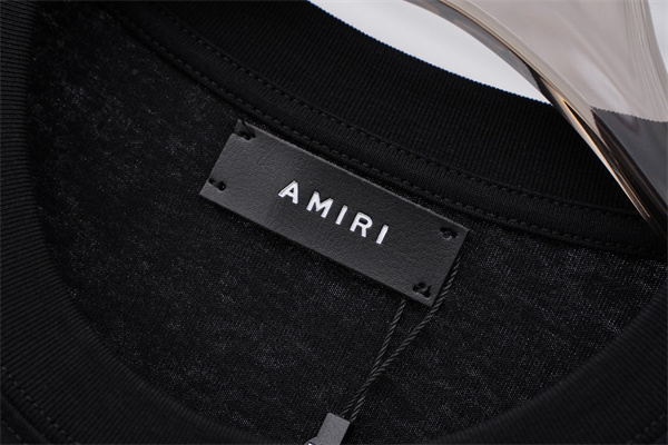 カレッジ風プリント 定番人気 ストリートカジュアル AMIRI アミリ コピー 半袖Tシャツ 旬顔デザイン