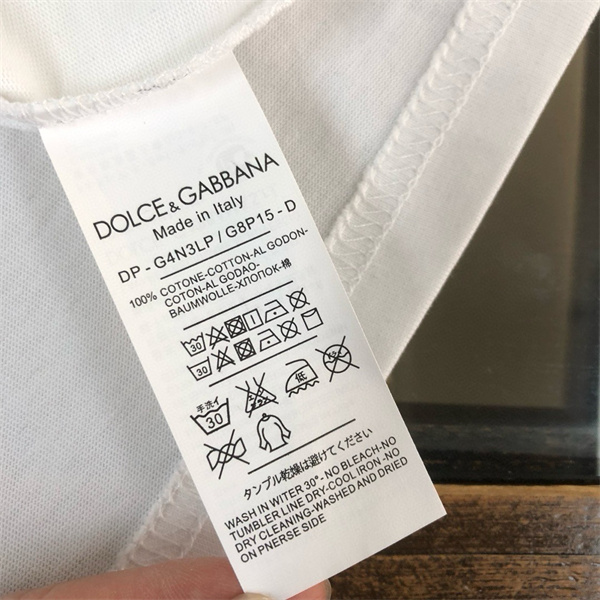 ストリートカジュアル 無地スタイル DOLCE & GABBANA ドルチェ＆ガッバーナ コピー 半袖トップス 人気セレクトアイテム