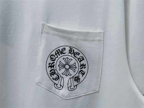 サークルモチーフ 袖ロゴディテール ベーシックライン CHROME HEARTS クロムハーツ コピー 半袖Tシャツ 高評価