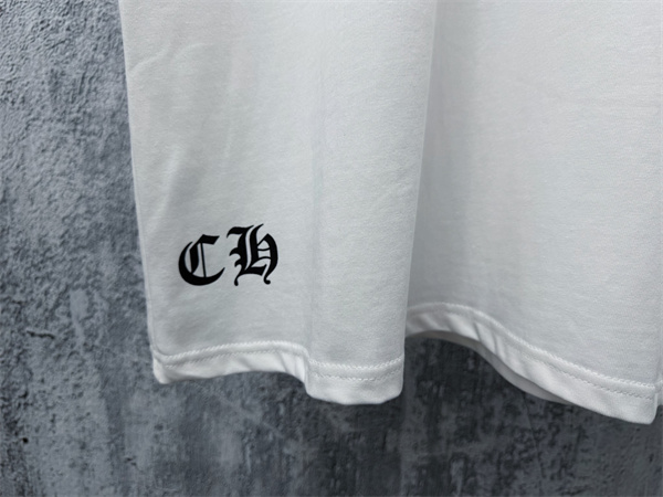 サークルモチーフ 袖ロゴディテール ベーシックライン CHROME HEARTS クロムハーツ コピー 半袖Tシャツ 高評価