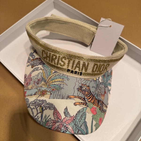リゾート映え ディオール 激安 アニマルモチーフ サンバイザー Dior 2色展開