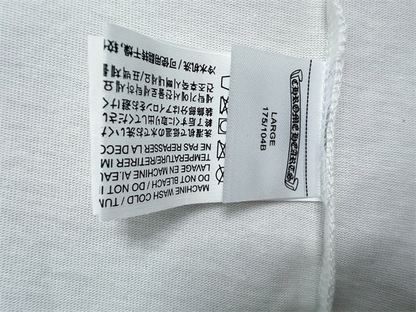 フローラルアイコン 胸元デザイン シンプルフォルム CHROME HEARTS クロムハーツ コピー 半袖Tシャツ 高評価アイテム