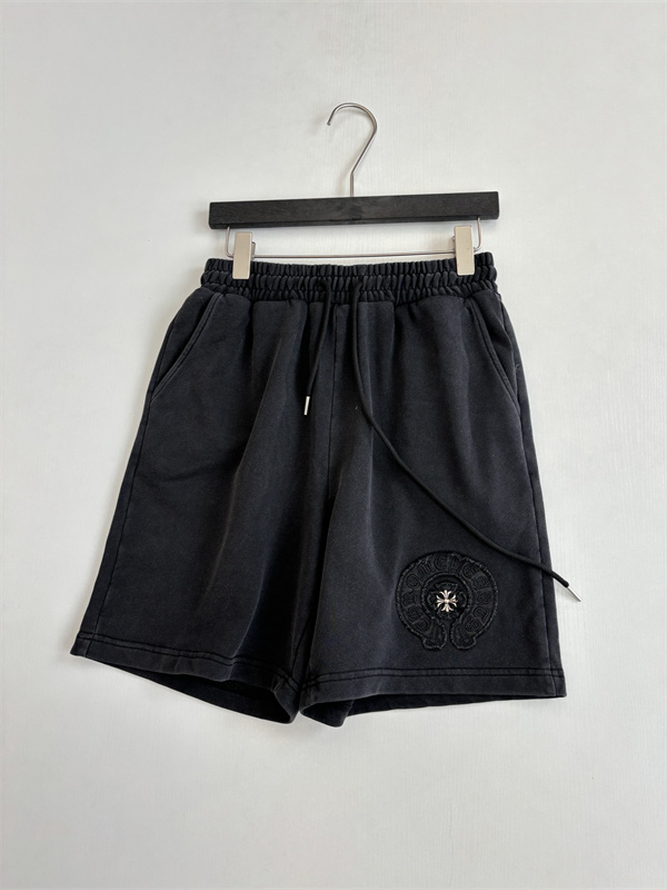 Chrome Hearts クロムハーツ ハーフパンツ 刺繍 クロス ロゴ Chrome Hearts クロムハーツ ハーフパンツ 刺繍 クロス ロゴ クロム
