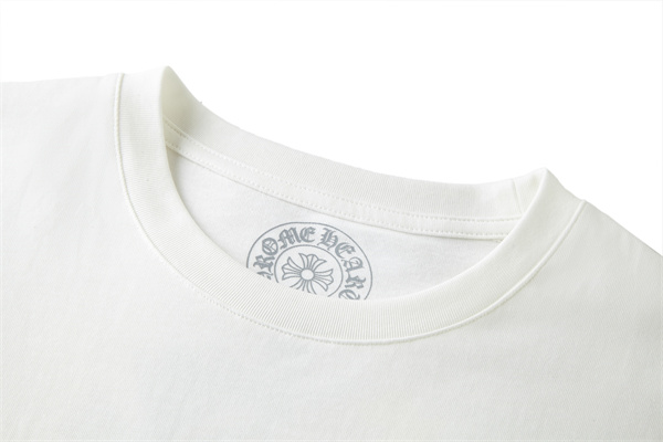 アイコンロゴ 胸元デザイン ベーシックウェア 着回し自在 CHROME HEARTS クロムハーツ コピー 半袖Tシャツ トレンド感