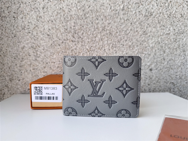 人気ルイヴィトン二つ折り財布コピーMultiple  Monogram Shadow 【M81383】LOUIS VUITTON
