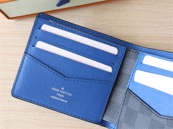 プレゼント最適☆LOUIS VUITTONルイヴィトン二つ折り財布コピーDamier Graphite Slender Wallet【N00091】
