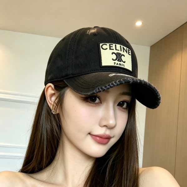 ド*ン様 バレンシアガ&セリーヌ　キャップ⭐︎ 限定入荷 つば先ダメージ セリーヌ キャップ 主役級 CELINE 激安