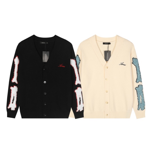 旬顔 レッドアクセント AMIRI ボタンカーディガン アミリ