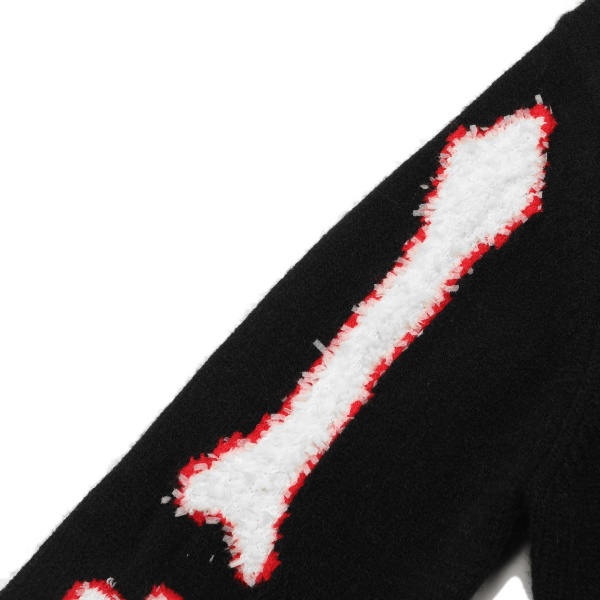 旬顔 レッドアクセント AMIRI ボタンカーディガン アミリ