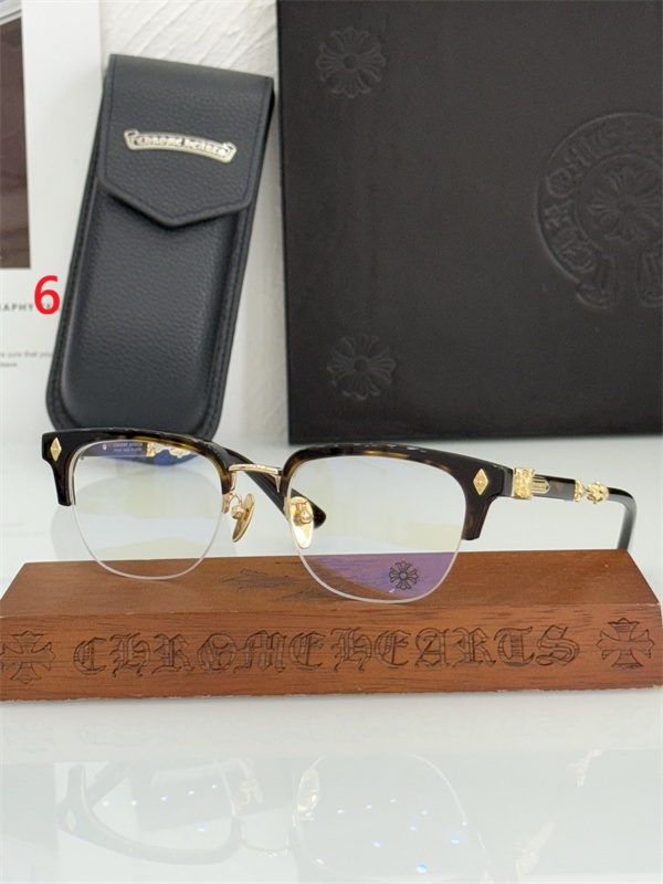 最高品質クロムハーツメガネスーパーコピーCHROME HEART 2026SSトレンドEVAGILIST  SIZE：53口20-145