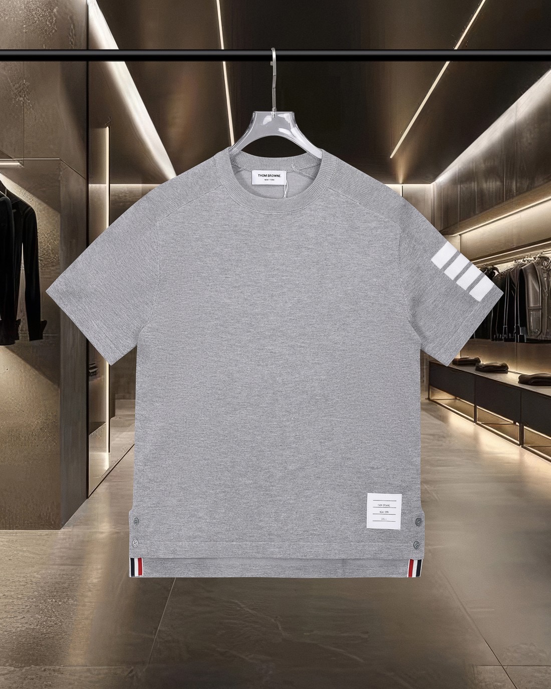 2色トレンド☆Thom Browneトムブラウンtシャツスーパーコピーエレガントメンズファッション