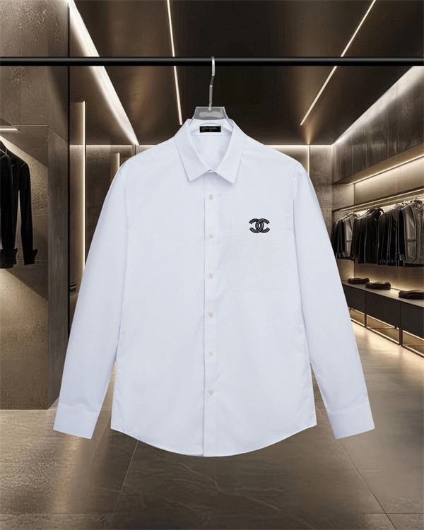 CCロゴ 襟付きデザイン CHANEL シャネル コピー 長袖シャツ クリーンシルエット 人気モデル 旬顔スタイル