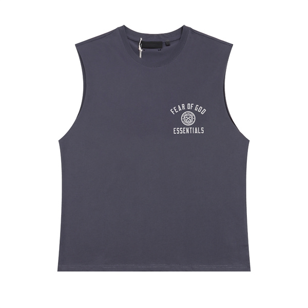 ロゴアクセント シンプルシルエット ESSENTIALS エッセンシャルズ コピー ノースリーブTシャツ カジュアルスタイル おしゃれコーデ