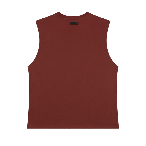 ロゴアクセント シンプルシルエット ESSENTIALS エッセンシャルズ コピー ノースリーブTシャツ カジュアルスタイル おしゃれコーデ