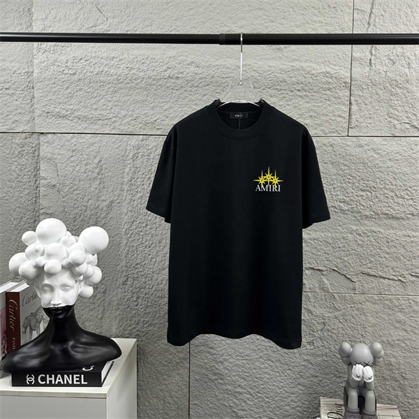 スタープリント ロックテイスト AMIRI アミリ コピー 半袖Tシャツ カジュアルウェア 存在感あるデザイン ブランド感