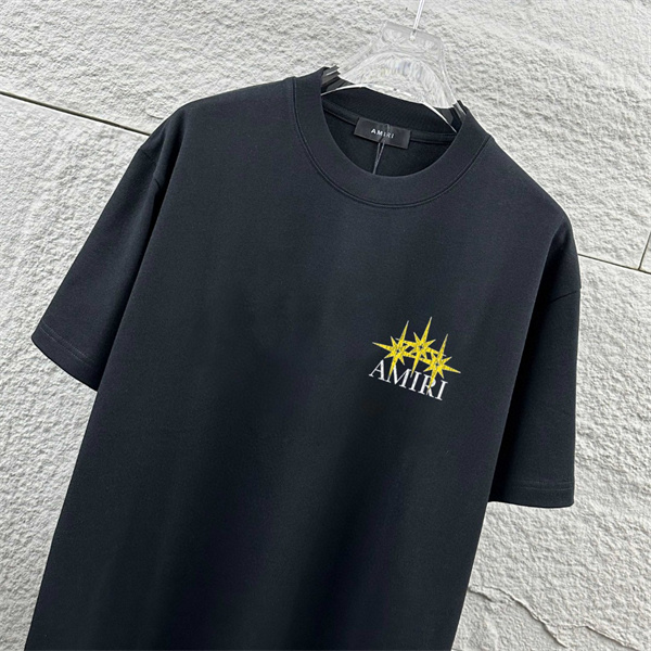 スタープリント ロックテイスト AMIRI アミリ コピー 半袖Tシャツ カジュアルウェア 存在感あるデザイン ブランド感