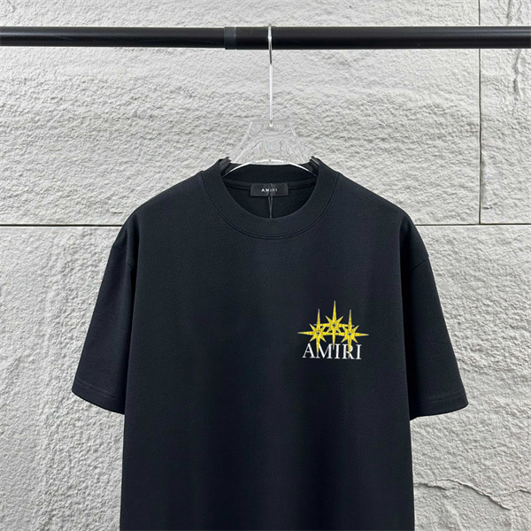 スタープリント ロックテイスト AMIRI アミリ コピー 半袖Tシャツ カジュアルウェア 存在感あるデザイン ブランド感