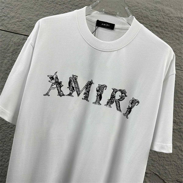 グラフィックロゴ クルーネック AMIRI アミリ コピー 半袖Tシャツ 高品質デザイン 快適フィット カジュアルスタイル