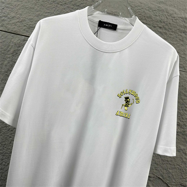 バックプリントデザイン アメリカンテイスト AMIRI アミリ コピー 半袖Tシャツ ルーズシルエット 快適フィット おしゃれアイテム