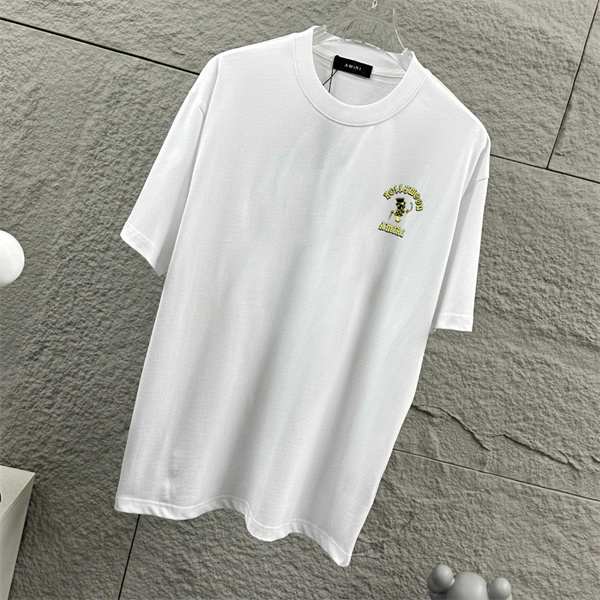 バックプリントデザイン アメリカンテイスト AMIRI アミリ コピー 半袖Tシャツ ルーズシルエット 快適フィット おしゃれアイテム