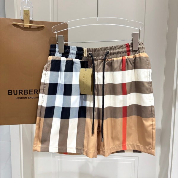 軽快な穿き心地 大判チェック Burberry ビーチパンツ バーバリー 休日レジャー 即戦力